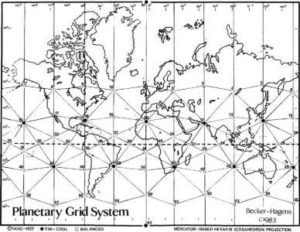 Map grid - the map of the world grid